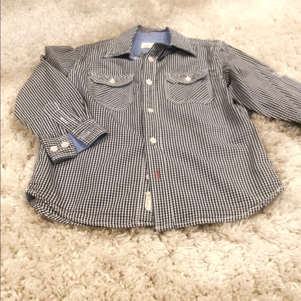 Boy button down shirt